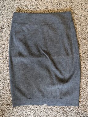 Classic Gray Pencil Skirt - 00 - LOFT